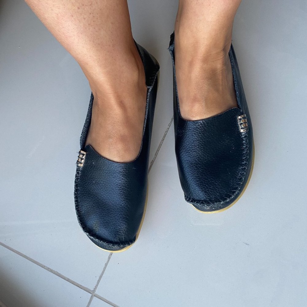 Walking Loafer, Empress Australia, Black, Size 7 US